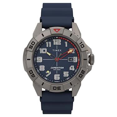 Imagem de Timex Relógio masculino Expedition North Ridge de 41 mm, Azul, Moderno
