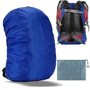 Imagem de Gryps Capa de chuva impermeável para mochila com fivela antiderrapante ajustável e camada interna reforçada com revestimento de prata para acampamento, caminhadas, viagens, caça, ciclismo e mais,