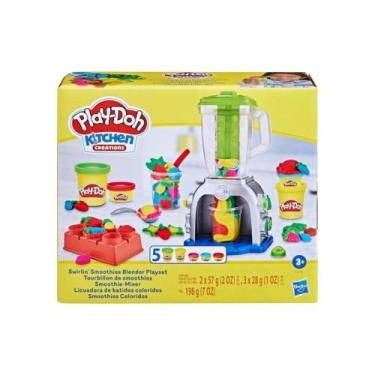 Imagem de Brinquedo Massinha Play Doh Liquidificador Smoothies Coloridos - Hasbr