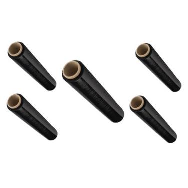 Imagem de Filme Stretch 5 Unidades De 4kg Cada E 400 Metros 100% Black Econômico
