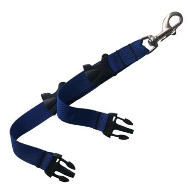 Imagem de Colaxi Correia de retenção para nadadeiras de mergulho Correia de retenção para snorkel de reposição para equipamentos Fivela de liberação rápida para, Azul