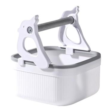 Imagem de IEUDNS Suporte para papagaios, academia para pássaros, mesa portátil, multifuncional, versátil, brinquedo de treinamento para periquitos e calopsitas