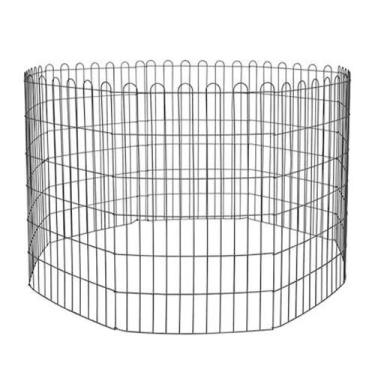 Imagem de Cercadinho Leve 43cm com 8 Folhas - Metal Pet