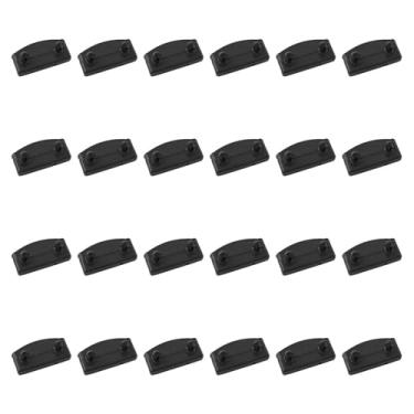 Imagem de TAODAN 24 peças de suporte de tampa de ripas de moldura de cama 55 x 9 mm conector de fixação de plástico acessório de móveis para moldura de cama de madeira solteiro queen preto