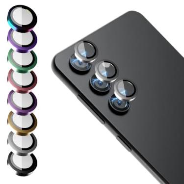 Imagem de Película de Vidro 3D 9D Compatível ¨Samsung Galaxy A16 Luxo Liso Protetor de Câmera Lente Traseira (AZUL BEBE)