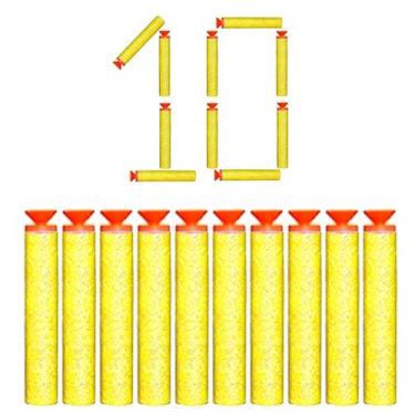 Imagem de 10 Dardos p/ Lançadores Nerf Arminha de Pressão com Ventosa - Pica Pau