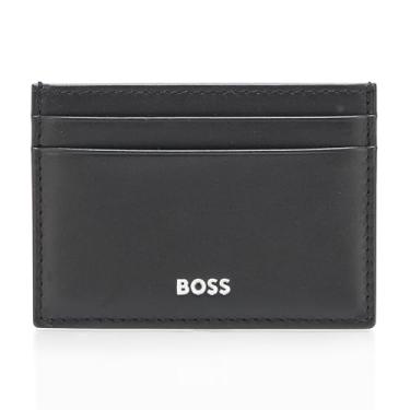 Imagem de BOSS, Randy Leather Porta-cartão de crédito, preto breu, tamanho único, Pitch preto, Card Case 4 Inch, Randy Leather Porta-cartão de crédito