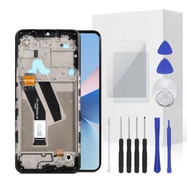 Imagem de JENCYFU Kit de substituição para tela BLU View Speed 5G B1550VL, tela LCD completa, montagem de moldura digitalizadora sensível ao toque com ferramenta de reparo para modelo BLU View Speed 5G B1550VL
