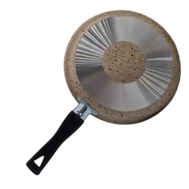 Imagem de Panquequeira Frigideira Bege 22cm Linha Stone Multiuso