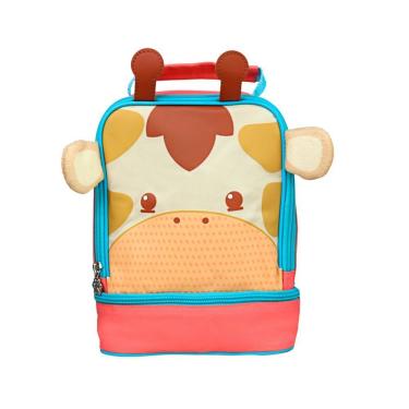 Imagem de Lancheira Térmica Escolar Infantil Para Criança Lanchar Com Alça Girafinha