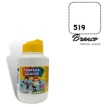Imagem de Tempera Guache Acrilex 250ml Branco