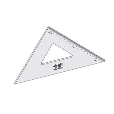 Imagem de Esquadro Acrilico 1528 - 45 Graus - 28cm Trident