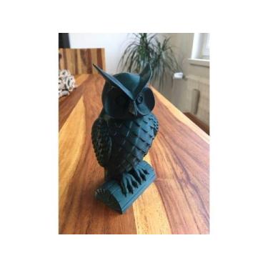 Imagem de Coruja decorativa - 10 Cm Altura - Toque 3D, Preto