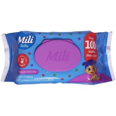 Imagem de Lenco Umedecido Mili Baby Toalha Hipoalergenica 100 Un