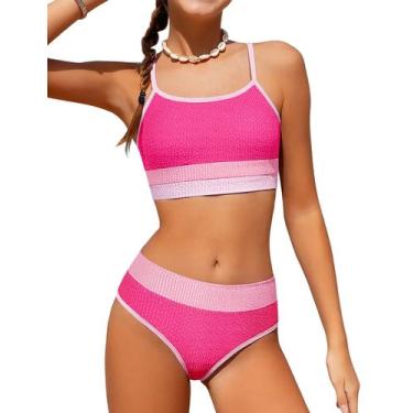Imagem de Conjunto de biquíni TALLWH, roupas de banho para meninas adolescentes,