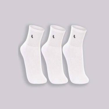 Imagem de Kit Meia Lupo 3 Pares Adulto - Unissex, 0900, Sortida, 37/40