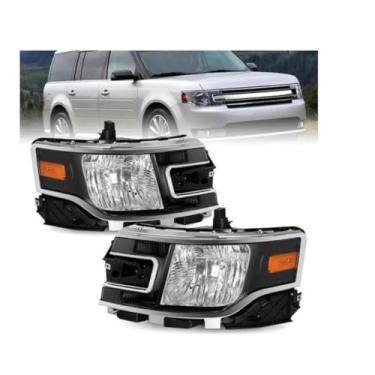 Imagem de Lâmpada esquerda direita LED luz diurna frontal LED conjunto de farol lâmpada de canto ampla compatível com Flex 2013-2019 DA8Z13008C (direita)