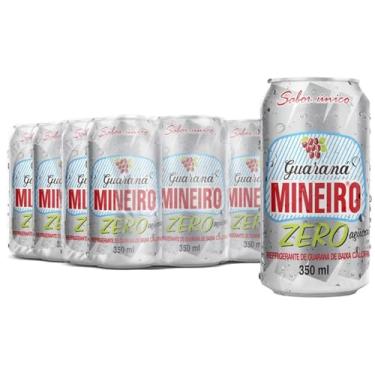Imagem de Refrigerante Guaraná Mineiro – Sabor Único e Refrescante (Guarana Mineiro Zero Lata 350ml -12 Unidades)