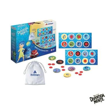 Imagem de Bingo Das Emoções Divertidamente Disney Pixar 12 Cartas - Xalingo