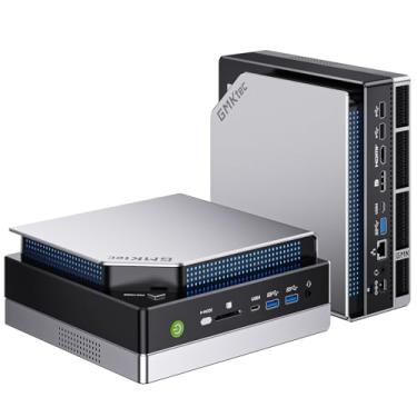 Imagem de GMKtec Mini PC AI Ryzen Al Max+ 395 (até 5,1GHz) 2TB PCIe 4.0 SSD 64GB LPDDR5X 8000MHz (8GB*8) Tela Quad Display 8K/WiFi 7/USB4/Leitor de cartão SD 4.0 EVO-X2