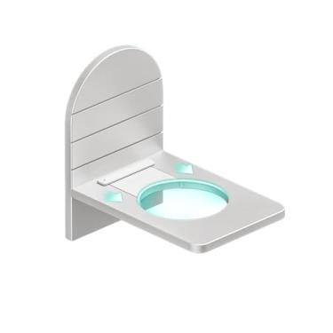 Imagem de Gancho para porta de chuveiro de banheiro em aço inoxidável em formato de S, suporte para pendurar sobre porta de vidro, acessórios para toalheiro de chuveiro, B, branco, 1 peça