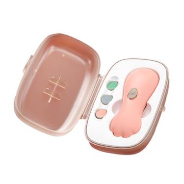 Imagem de ZJchao Baby Nail Trimmer, Electric Baby Nail Clipper File Kit, Safe No Hurt Anti Pinch Velocidade Ajustável para Recém-nascidos Criança Crianças Adultos Com 6 Grinding Heads LED Light, (PINK)