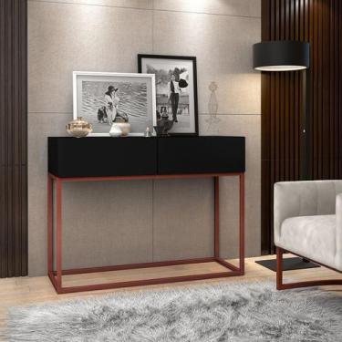 Imagem de Bancada Buffet Pequeno Eros 90cm Corredor Hall De Entrada Decoração Ba