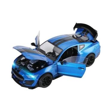 Imagem de Modelo De Carro Em Metal Diecast Grande 118 Ford Mustang GT500 Com Som
