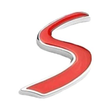 Imagem de Emblema Em ABS 3D Cooper S Para Carro, Adesivo Para Porta-Malas Trasei