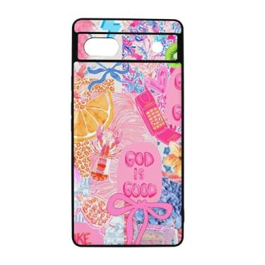 Imagem de qizjio Capa de telefone cristã preppy à prova de choque colagem Jesus capa de telefone para Google Pixel 6A