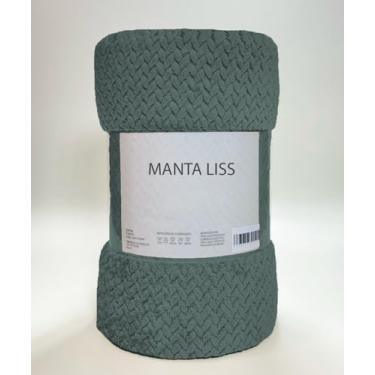 Imagem de Cobertor Casal Grosso Toque Aveludado Ultra Soft 280grs 3D Relevo Manta Macio e Quente (Liss Verde)