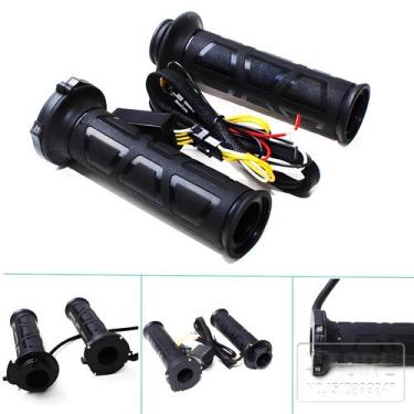 Imagem de Manoplas Aquecidas Para Motocicleta 22mm Universais Com Temperatura Aj