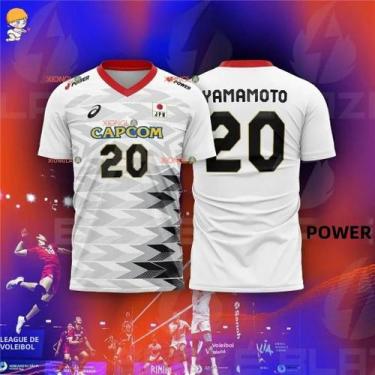 Imagem de Camisa De Voleibol Unissex Oversized Japão R Takahashi NO.21 Ishikawa 