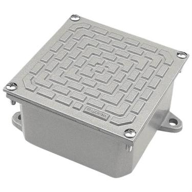 Imagem de Caixa de Passagem de Alumínio com Tampa Reversível CP 10x10 - 56123001 - TRAMONTINA