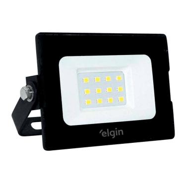 Imagem de Refletor Led Elgin 10w 6500k Preto