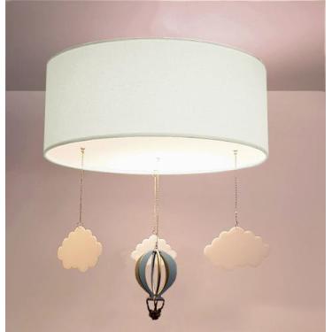 Imagem de Luminária de teto Plafon Balão Cúpula 30x15cm - Tom Luz Iluminação, Br