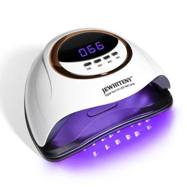 Imagem de Lâmpada LED UV para unhas JEWHITENY White Fast Nail Dryer Gel