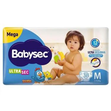 Imagem de Fralda Babysec Ultrasec Galinha Pintadinha MEGA - Tam M - 38 unidades 