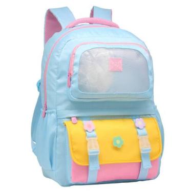Imagem de Kit Mochila Feminina Juvenil Escolar Com Estojo Novo Estilo 2025 - Yep