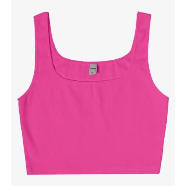 Imagem de Top Básico Feminino em Ribana Rovitex Rosa - Rovitex Básicos, GG, Rosa