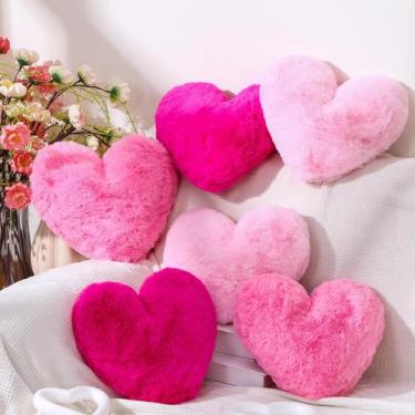 Imagem de Almohada Liliful 6 Piezas de Imitación de Piel de Conejo en Forma de C