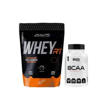 Imagem de Whey RT Concentrado Fullife + BCAA 60 Capsula - Fullife Nutrition, Bau