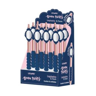 Imagem de Lapiseira com Espelho 0.7 Bruna Tavares - Display com 12 Unidades Leo&