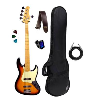 Imagem de Baixo Tagima Tw73 5 Cordas Sunburst + Acessórios