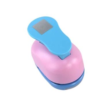 Imagem de predolo Furador de papel quadrado para crianças e adultos, furador de papel pequeno para artesanato, álbuns de fotos e cartões