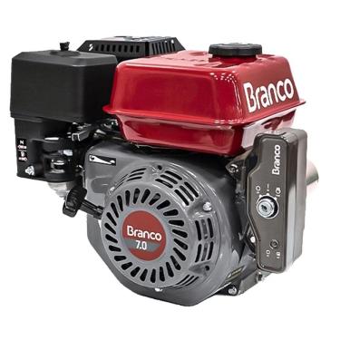 Imagem de Motor a Gasolina 4 Tempos B4t7.0H Partida Elétrica 7cv  e Alerta de Óleo Branco