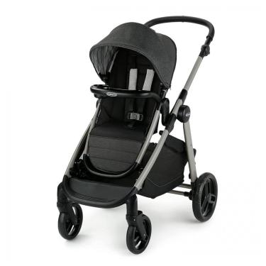 Imagem de Carrinho de Bebê 4 em 1 Graco Nest2Grow com 3 Posições de Altura Ajustável, Preto