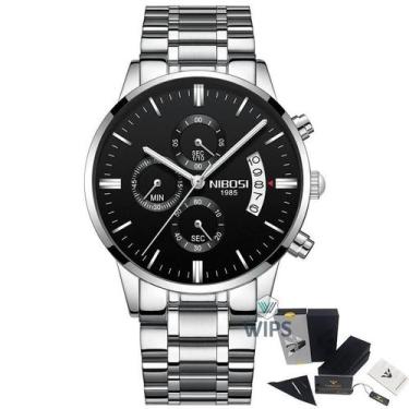 Imagem de Relógio Masculino Nibosi 2309 Analógico Preto/ul