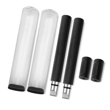 Imagem de Ykimok Pacote com 2 apontadores de sulcos para tacos de golfe, apontador de golfe Groove, ferramenta de re-sulco e limpador de sulcos de golfe para ferros e cunhas