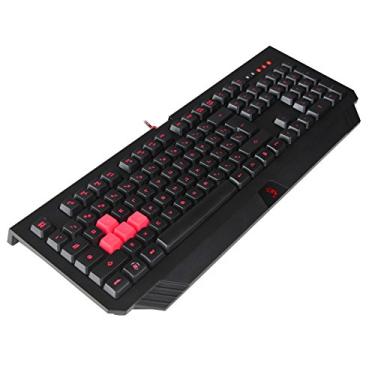 Imagem de Bloody B120 Teclado para jogos com iluminação turbo turbo, teclado resistente à água, teclas de silicone